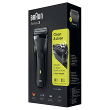 Load image into Gallery viewer, Braun Series 3 300s Electric Shaver For Men Black, 2 Pin Plug