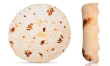 Load image into Gallery viewer, Haven Soft Baby Round Flour Burritos Tortilla Flannel Blanket