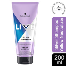 Load image into Gallery viewer, Schwarzkopf Live Silver Shampoo Yellow Neutralizer 200ml, Pack of 1