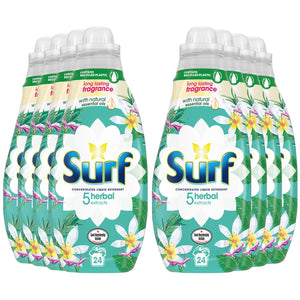 4x or 8x (96W or 192W) Surf Long Lasting Fragrance Liquid Detergent 24W, 648ml
