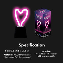 Load image into Gallery viewer, Aquarius NEON Bluetooth speaker with Vivid LED Lights