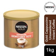 Load image into Gallery viewer, Nescafe Gold Instant Coffee Granules 1kg Unsweetened Cappuccino Low Sugar