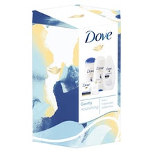 Load image into Gallery viewer, Dove Gently Nourishing Mini Treasures Collection 4 Piece Gift Set for Her