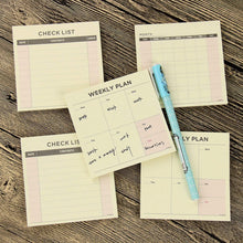Load image into Gallery viewer, Haven Weekly Planner List Pad for Tasks, Goals, Notes, Meals &amp; Reminders