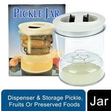 Load image into Gallery viewer, Pickle Jar For Dispense &amp; Storage of Pickle, Fruits Or Preserved Foods