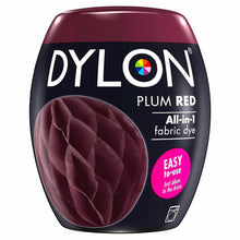 Load image into Gallery viewer, DYLON Washing Machine Fabric Dye Pod, Plum Red, 2 Packs of 350g
