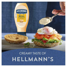 Load image into Gallery viewer, Hellmann&#39;s Real 100% Eggs Free Mayonnaise Squeezy Bottles of 430ml&amp;750ml
