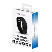 Load image into Gallery viewer, Aquarius OLED Display Smart Bluetooth Fitness Wristband Activity Tracker, Black