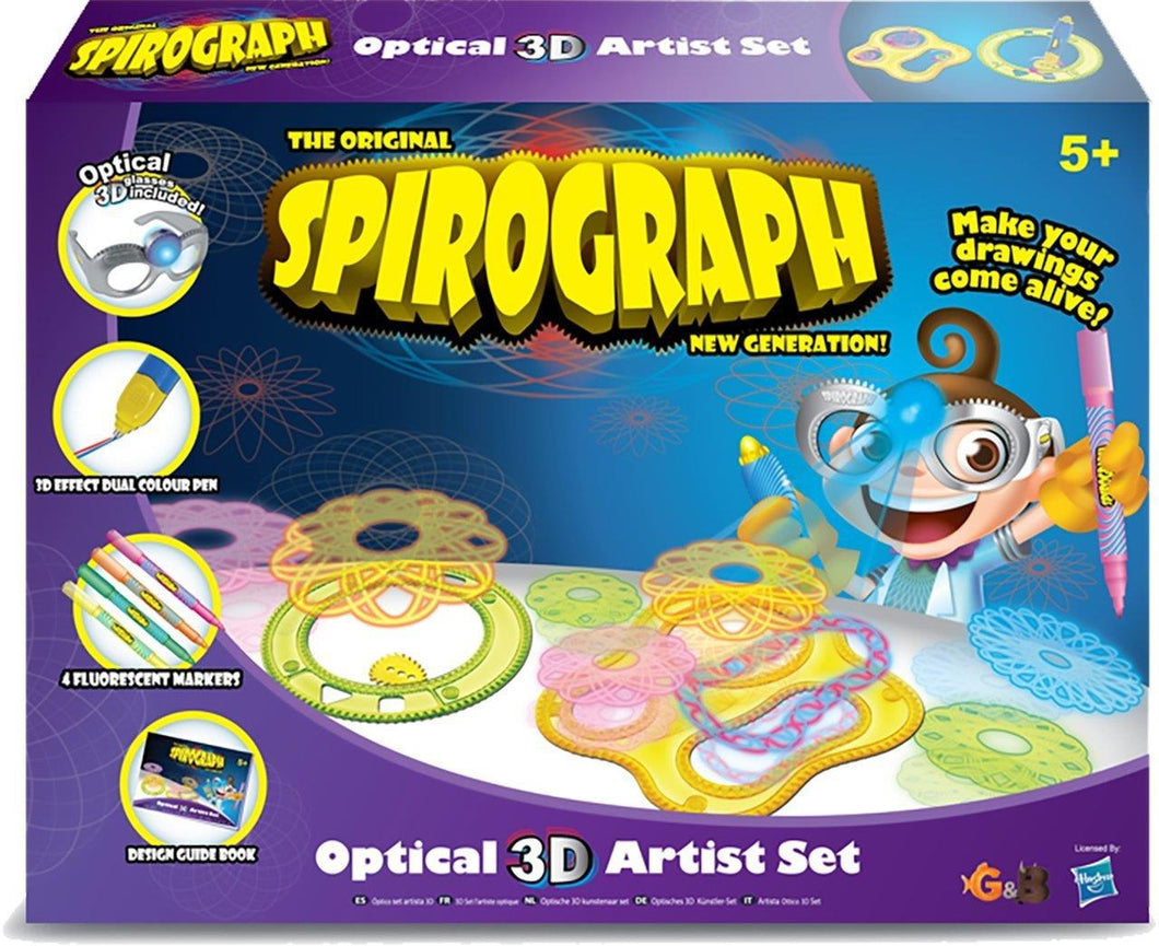 The Original Spirograph New Generation Spirograph Optical 3D Artist Set
