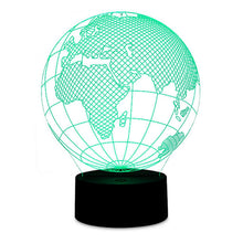 Load image into Gallery viewer, Aquarius 3D Colour Changing Hologram LED Night Light and Desk Lamp