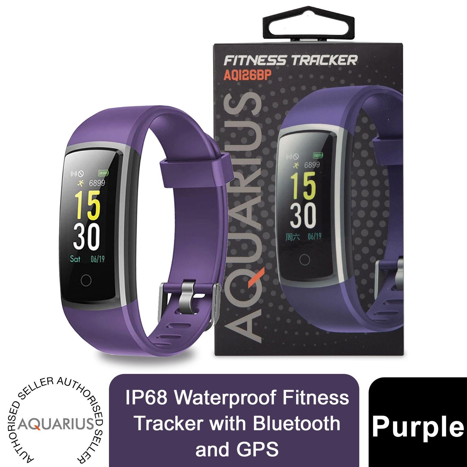 Aquarius AQ126 Waterproof Bluetooth Fitness Tracker With HRM and BPM