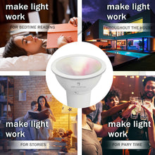 Load image into Gallery viewer, WiZ LED GU10 Smart Bulb WiFi &amp; Bluetooth RGBW Colours Tuneable White &amp; Dimmable, 2 Pack