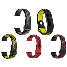 Load image into Gallery viewer, Aquarius Fitbit Charge 3Silicone Replacement Watch StrapBand-Large, Black/Yellow