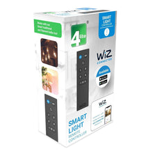 Load image into Gallery viewer, The Wiimote lets you have quick and easy control of your WiZ lights. Set the lights to turn on/off, adjust brightness, change to the night light, and choose from four favorite light modes just by pressing a button. Works with all WiZ Connected products an