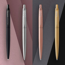 Load image into Gallery viewer, Parker Jotter Ballpoint Pen Matte Black Medium Nib Blue Ink XL Gift Box