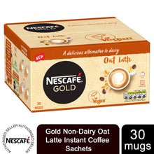 Load image into Gallery viewer, Nescafe Gold Dairy Free Vegan Instant Coffee 30 Sachets Oat Latte