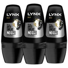 Load image into Gallery viewer, 3x of 50ml Lynx 48H Anti Sweat 2x Faster Drying Anti Perspirant Roll-On