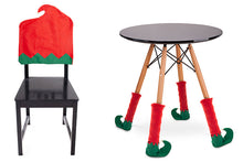 Load image into Gallery viewer, 8pc Elf Table Leg And Chair Cover Set In Opp Bag W Header