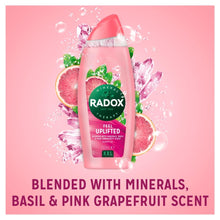 Load image into Gallery viewer, 6x750ml, Radox Mineral Therapy Feel Uplifted XXL ShowerGel Blended with Minerals