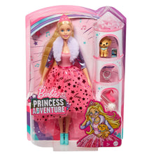 Load image into Gallery viewer, Barbie® Princess Adventure™ Princess Doll with Puppy Toy &amp; Prince(Ken) Doll