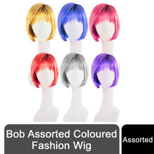 Load image into Gallery viewer, Bob Assorted Coloured Fashion Wig