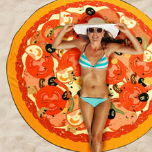 Load image into Gallery viewer, PMS Novelty Beach Towel in Opp Bag, Donut, Hamburger &amp; Pizza, Choose your Type