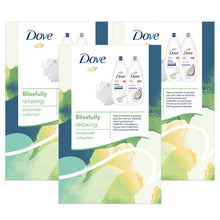 Load image into Gallery viewer, Dove Blissfully Relaxing Body Wash 2pcs Gift Set For Her with Shower Puff