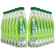 Load image into Gallery viewer, 12 Pack of 900ml Lucozade Refreshing Energy Apple Sparkling Drink with Sugars
