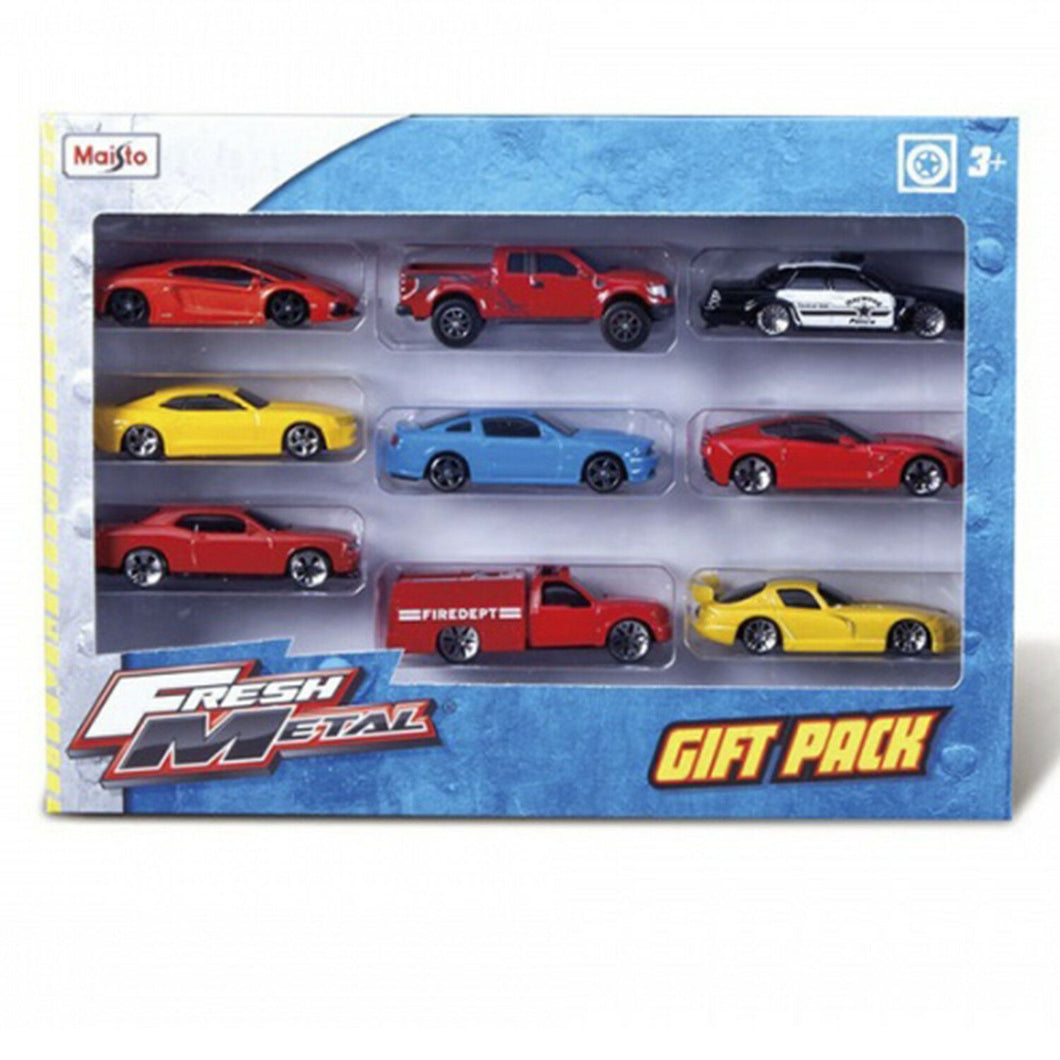 Maisto 9 Diecast Cars Collection From The Fresh Metal