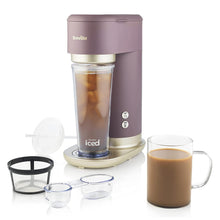 Load image into Gallery viewer, Breville Iced + Hot Filter Single-serve coffeemaker with Cups and Straw