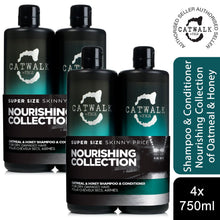 Load image into Gallery viewer, Catwalk by Tigi Oatmeal &amp; Honey Nourishing Shampoo and Conditioner 2x750ml, 2pk