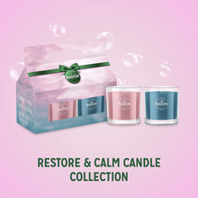 Load image into Gallery viewer, Radox Restore &amp; Calm Candle Collection 2-Piece Gift Set for Her