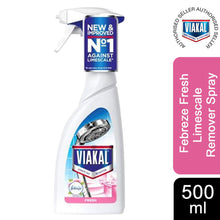 Load image into Gallery viewer, Viakal Febreze Fresh Limescale Remover Spray for long Lasting Shine, 500ml