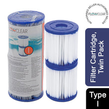 Load image into Gallery viewer, Bestway Type I, II, III or IV Flowclear Swimming Pool Filter Cartridge