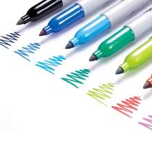 Load image into Gallery viewer, Sharpie Permanent Marker Pens Fine Point Assorted Colours Pack of 12 For School