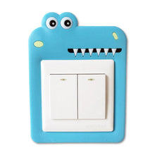 Load image into Gallery viewer, Haven Novelty Electrical Outlet Waterproof Light Switch CoverSticker, Blue Shark
