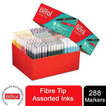 Load image into Gallery viewer, Berol Colouring Pens Felt Tip Assorted Fine Point 0.6mm Class Pack of 288