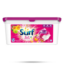 Load image into Gallery viewer, Surf Concentrated Tropical Lily &amp; Ylang-Ylang 3in1 Washing Capsules 679g, 32W