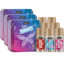 Load image into Gallery viewer, Impulse Make Memories Body Fragrance Gift Set for her, 3pcs Mini Body Sprays
