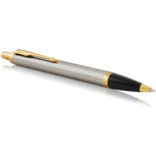 Load image into Gallery viewer, Parker IM Ballpoint Pen Brushed Metal Medium Point Blue Ink Gift Box