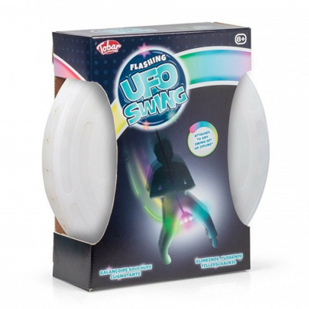 Flying Flashing Lights up Saucer Swing Seat