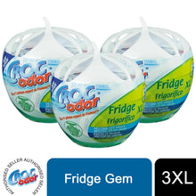 Load image into Gallery viewer, CrocOdor Fridge XL Deodorizer Neutralise Odour Eliminator Freshener, 3pk of 140g