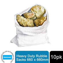 Load image into Gallery viewer, Silverline 633686 Heavy Duty Rubble Sacks 10pk 660 x 660mm