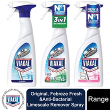 Load image into Gallery viewer, 1ofEach Viakal Original, FebrezeFresh &amp;Anti-Bac. Limescale Remover Spray, 500ml