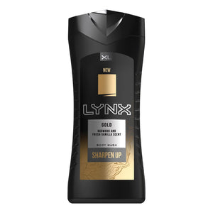 3pk Each Bundle of Lynx Gold For Men Body Spray 250ml with Body Wash 400ml