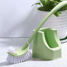 Load image into Gallery viewer, Haven Long Handle Plastic Toilet Brush for Deep Cleaning, Green