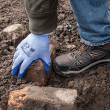 Load image into Gallery viewer, Silverline 427550 Latex Builders Gloves for Heavy Duty Safety Work &amp; Gardening