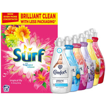 Load image into Gallery viewer, Laundry Bundle 1x130W Surf Laundry Powder &amp; 1x36W Comfort Fabric Conditioner