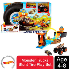 Load image into Gallery viewer, Hot Wheels Monster Trucks Stunt Tire Play Set