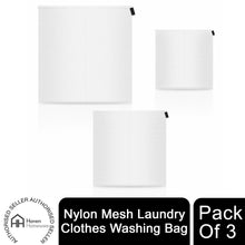 Load image into Gallery viewer, Haven Nylon Mesh Durable &amp; Breathable Material Laundry Clothes Washing Bag, 3pk